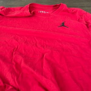 Red Jordan shirt